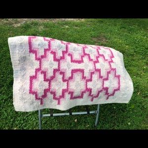 Western horse saddle blanket